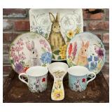 Maxcera & Stencal Bunny Spring Collection Serving