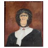 Original Anthropomorphic Chimpanzee Portrait
