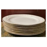 8 Homer Laughlin Eggshell Theme Dinner