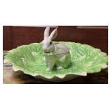 Fitz and Floyd Classics Bunny Rabbit Covered Bowl