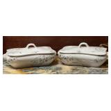 Pair of Antique Haviland & Co. Limoges Porcelain