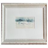 Bonnie McKay Original Signed Snow Landscape