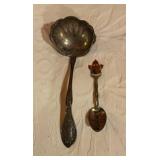 Vintage Sterling Silver Bon Bon Serving Spoon &