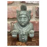 Carved Green Stone Mesoamerican-Style Figure