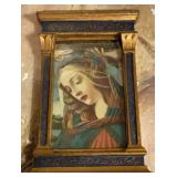 Vintage Italian Florentine Madonna Virgin Mary