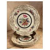 3 vintage Royal Bayreuth Bavaria Porcelain Floral