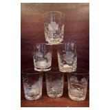 6 Vintage Royal Brierley Crystal Tumbler