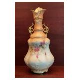 Antique Art Nouveau Blush Ivory Porcelain Ewer