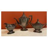 Adam Electroplate Art Deco Silver Plate Coffee