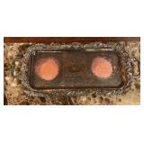 Vintage Silverplate Rectangular Footed Serving