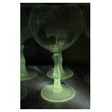10 Vintage Fostoria Navarre Etched Crystal Magnum