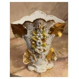 Vintage Victorian Porcelain Mantel Vase with