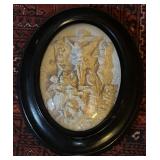 Antique 19thC Crucifixion Passion Scene