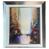 Original Hand Painted Oil on Canvas, Signed,