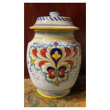 Deruta Italy Hand Painted Majolica Lidded