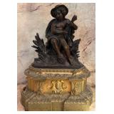 Grand  Antique French Bronze Allegorical Figural