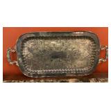 Vintage Leonard Silverplate Rectangular Footed