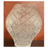 Antique American Brilliant Cut Crystal Vase, 13
