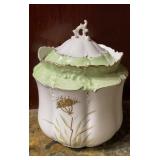 Antique Victorian Art Nouveau Biscuit Jar