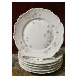 Set of 6 Tressemann & Vogt Limoges France Hand