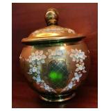 Vintage Tre Fuochi Murano Emerald Green Art Glass