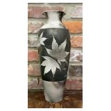 Signed Art Pottery Maple Leaf Vase, 20035.52