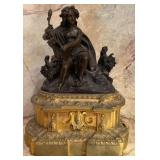 Grand Antique French Bronze Bacchus Figural