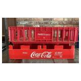 Coca Cola Red Plastic 2 Liter Bottle Crate