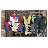 Adult Life Vest Personal Flotation Device Lot