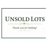 UNSOLD LOTS