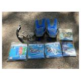 US Divers Womens Snorkel and Swim Fin Set, L XL