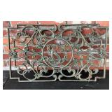 Ornate Cast Iron Architectural Garden Panel Grate,