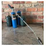 Propane Torch Kit with Fuel Cylinders and Long