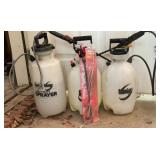 3 Pump Sprayers with Spray Wand, Lawn and