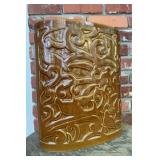 Emissary Home and Garden Brown Glazed Ceramic