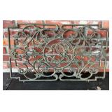 Ornate Cast Iron Architectural Garden Panel Grate,