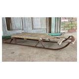Vintage American Flyer Snow Sled, 948 Rustic