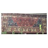 Large Persian Style Oriental Area Rug, Red