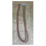 Heavy Duty Steel Tow Chain with Grab Hooks, Approx
