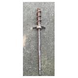 Long Steel Earth Auger Drill Bit, Spiral Ground