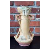 Antique Art Nouveau Floral Ceramic Vase