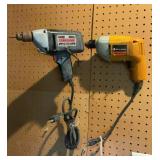 Craftsman and Black and Decker Corded Drill