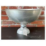 Aluminum Pedestal Garden Urn Bowl Planter 15.5 wid