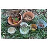 Mixed Garden Planter Pot and Pitcher Lot