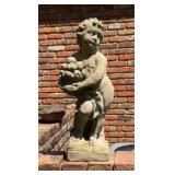 Antique Style Concrete Putto Garden Statue Cherub