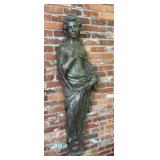 Monumental NeiClassical Female Figural Wall