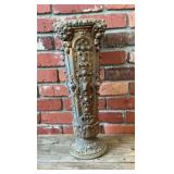 Tall Ornate Cast Stone Garden Urn Vase, Classical