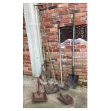 Long Handle Shovel and  Garden Tool Lot