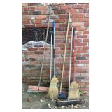 Long Handle Broom and Push Broom Cleaning Tool