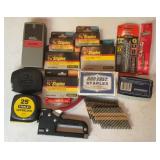 Staple Gun and Fastener Lot, Stanley and Arrow